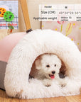 New Splice Portable Pet Nest Portable Autumn And Winter Warm Dog Nest Moisture-proof Long Fur Cat Nest Cross Border Pet Nest AliFinds