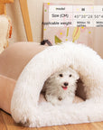 New Splice Portable Pet Nest Portable Autumn And Winter Warm Dog Nest Moisture-proof Long Fur Cat Nest Cross Border Pet Nest AliFinds