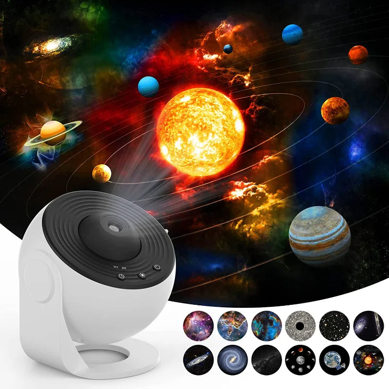 Night Light Galaxy Projector Starry Sky Projector 360 Rotate Planetarium Lamp For Kids Bedroom Valentines Day Gift Wedding Deco AliFinds