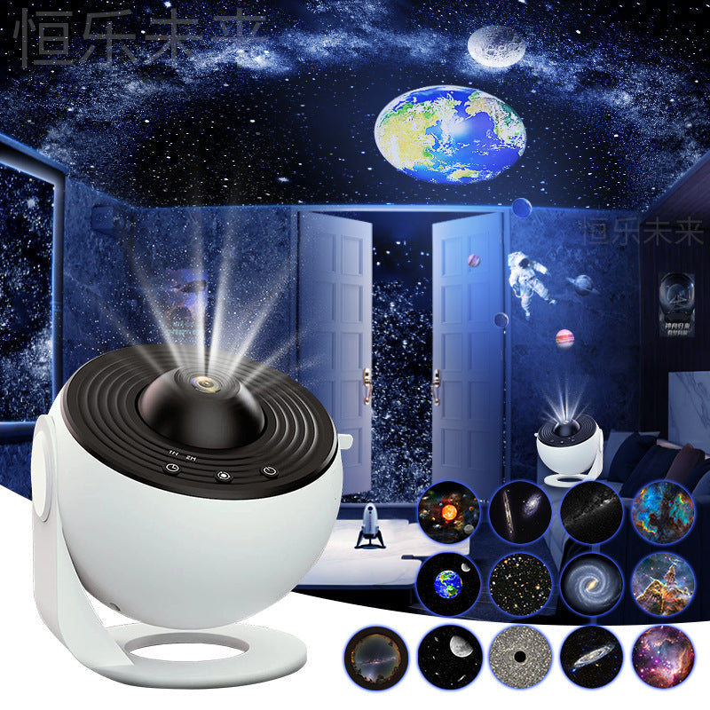 Night Light Galaxy Projector Starry Sky Projector 360 Rotate Planetarium Lamp For Kids Bedroom Valentines Day Gift Wedding Deco AliFinds