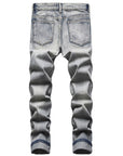 Nostalgic Jeans Ripped Special Embroidered Men's Pants