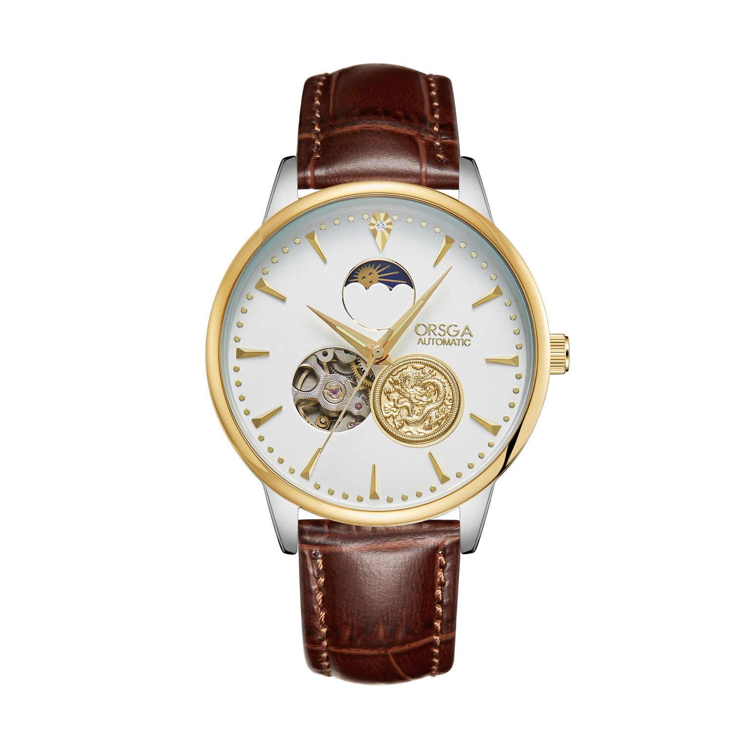 Men’s High-End Business Automatic Mechanical Watch – Classic Luxury Timepiece