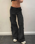 Hot Girl Fried Street Straight Casual Pants American Style