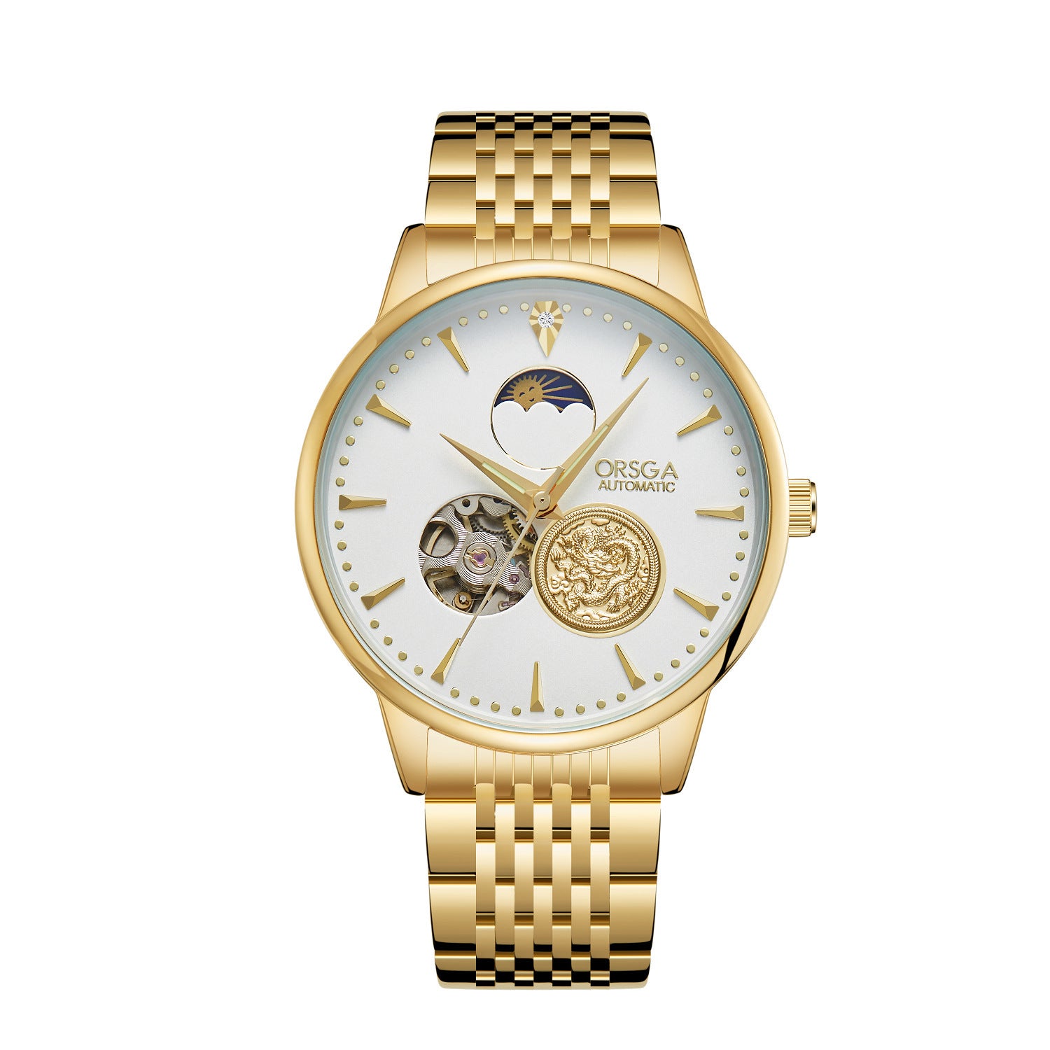 Men’s High-End Business Automatic Mechanical Watch – Classic Luxury Timepiece