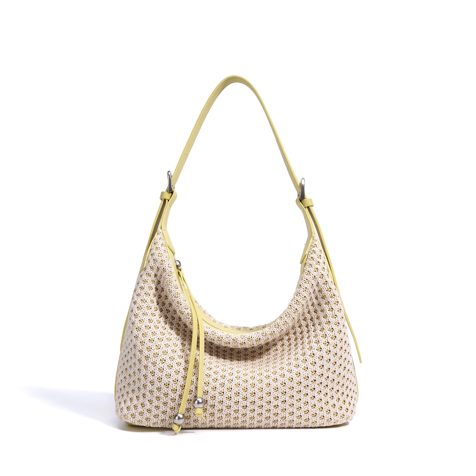 👜 Women’s Retro Straw Woven Dumpling Bag – Large Capacity with Urban Simplicity