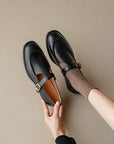 Women’s Genuine Leather Mary Jane Heels