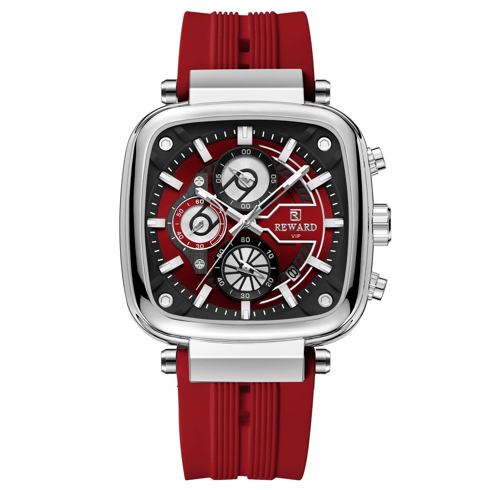 Reward Multi-function Sports Quartz Men&#39;s Watch Silicone Watch
