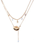🌊✨ Ocean Goddess Necklace - Golden Shell Clavicle Chain