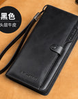 Men's Long Wallet Genuine Leather Wallet