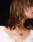 🌊✨ Ocean Goddess Necklace - Golden Shell Clavicle Chain