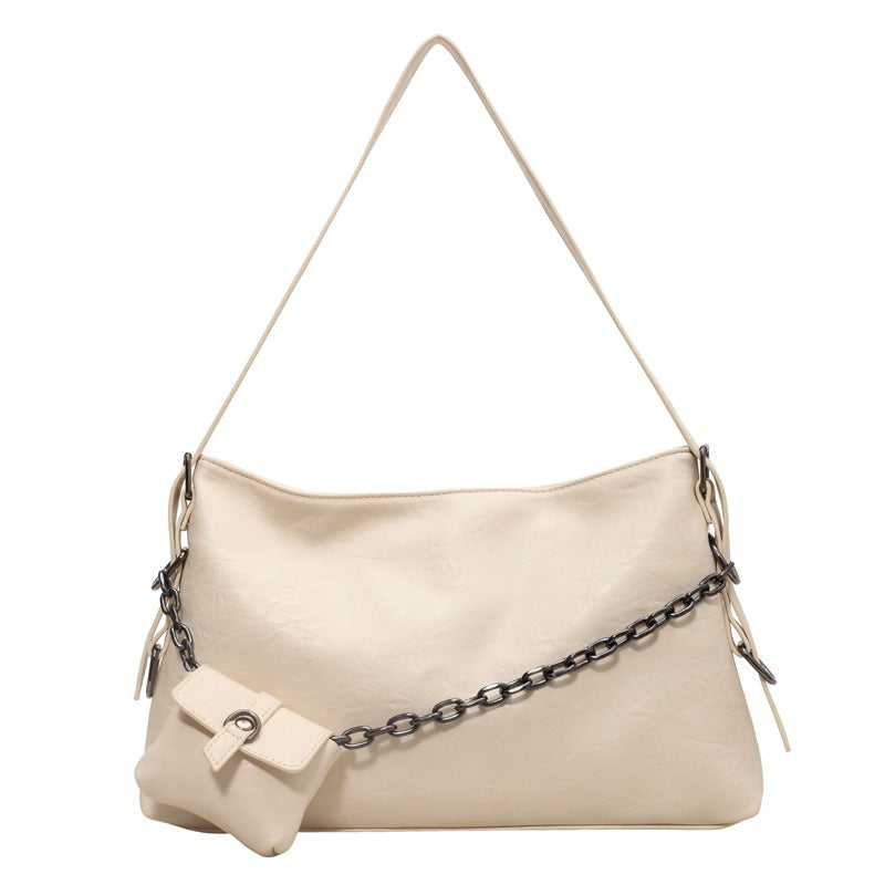 Women&#39;s Bags With Small Wallet Fashion Retro Chain Shoulder Bag