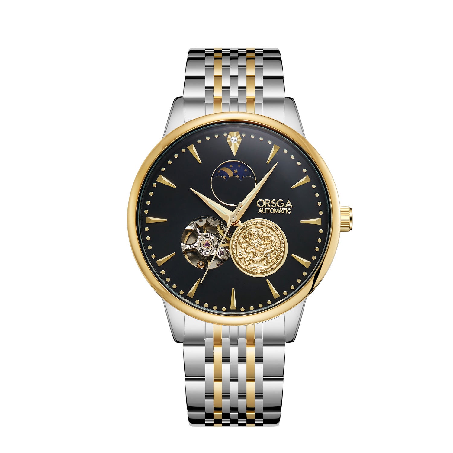 Men’s High-End Business Automatic Mechanical Watch – Classic Luxury Timepiece
