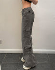 Hot Girl Fried Street Straight Casual Pants American Style