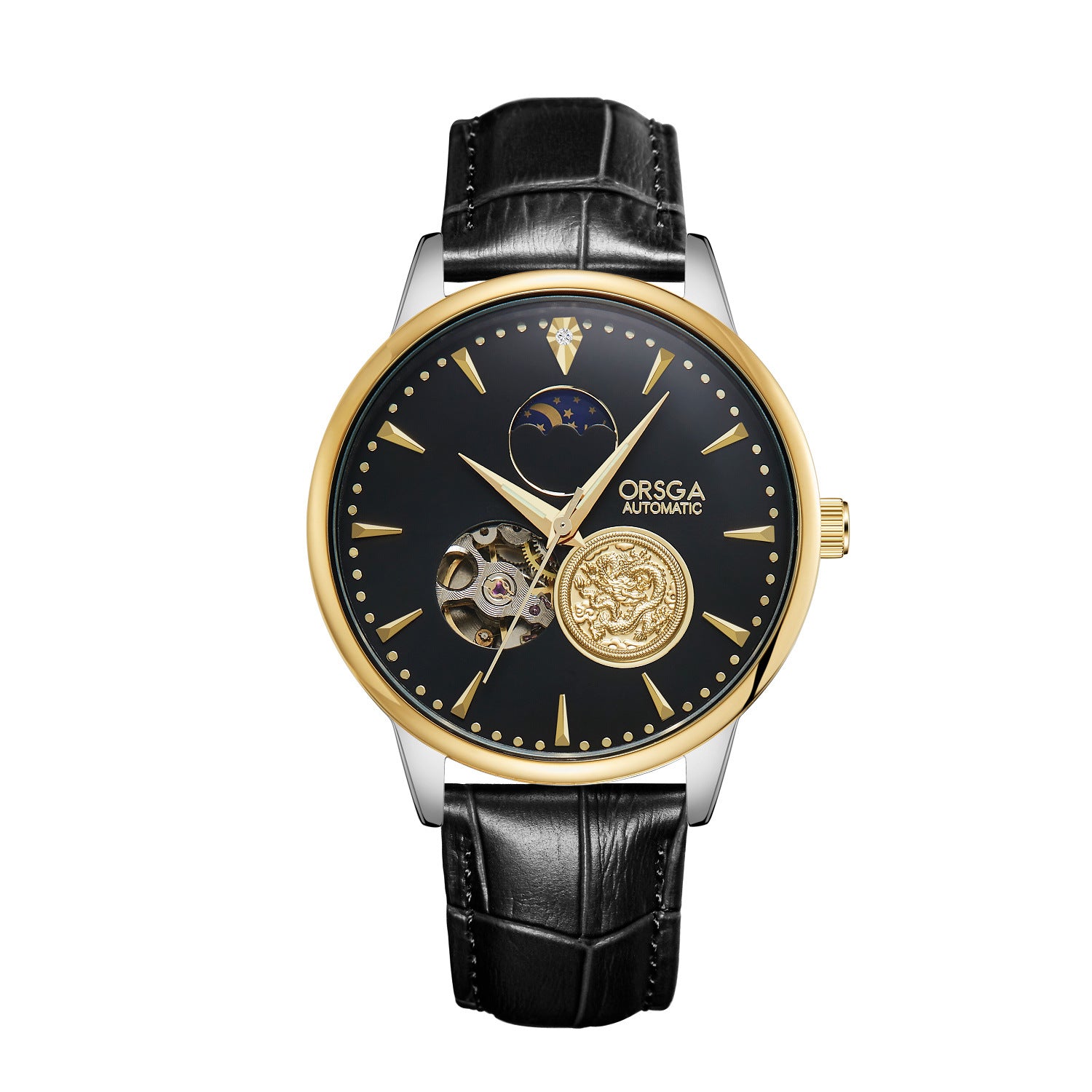 Men’s High-End Business Automatic Mechanical Watch – Classic Luxury Timepiece
