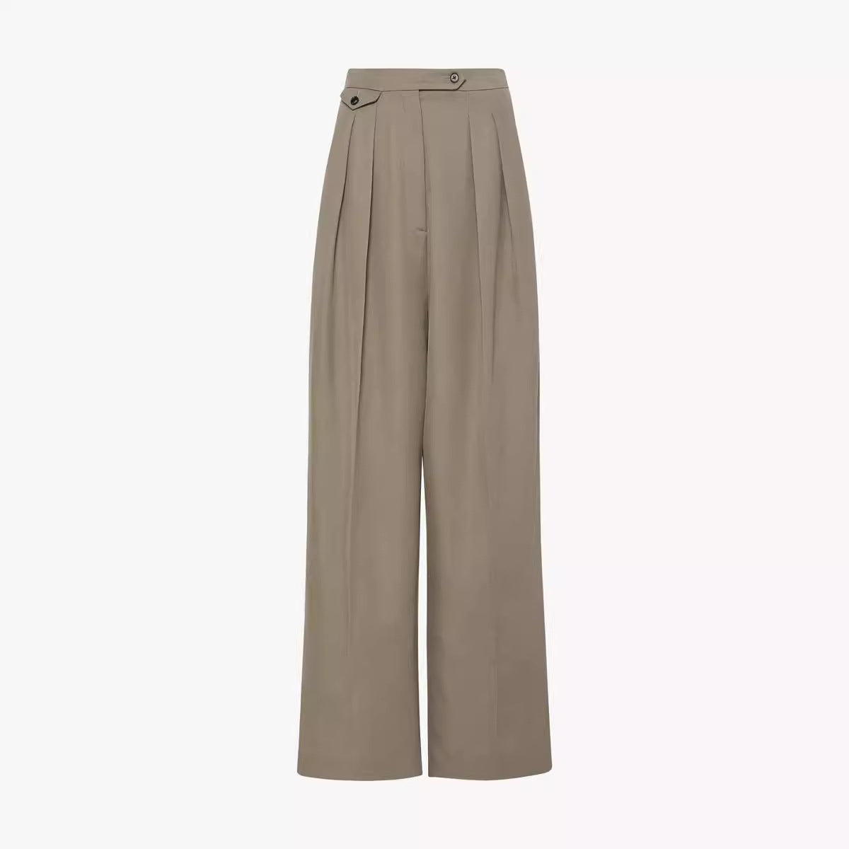 Wool&#39;s Straight Wide-leg Pants For Women