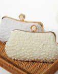 Women's Fashion Pearl Pearl Embroidery Dinner Bag