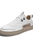 Leather Men's Versatile Casual Sneakers