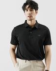 Ice Silk Draping Seamless Adhesive High Elastic Short Sleeve MEN