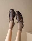 Women’s Genuine Leather Mary Jane Heels