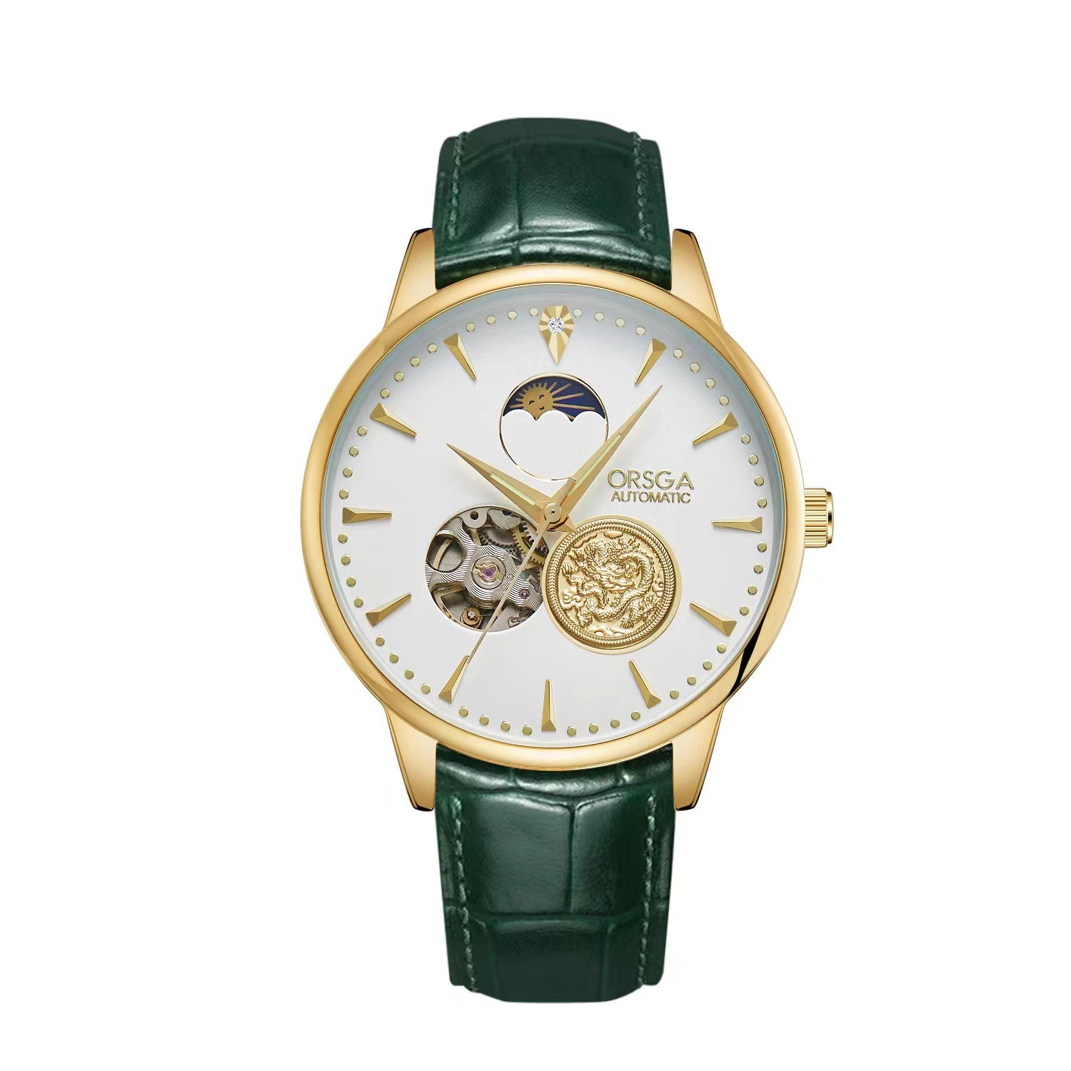 Men’s High-End Business Automatic Mechanical Watch – Classic Luxury Timepiece