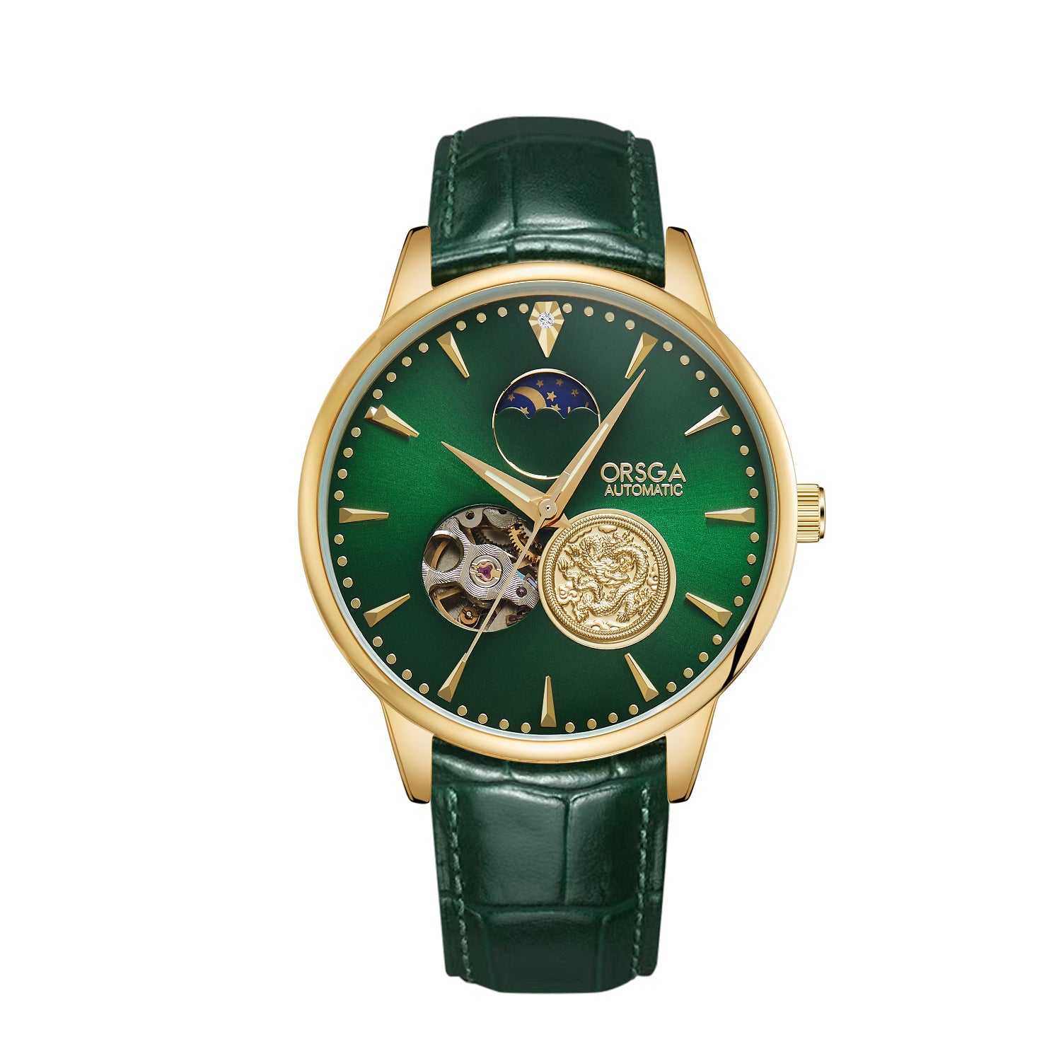 Men’s High-End Business Automatic Mechanical Watch – Classic Luxury Timepiece