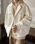 Thick Wool Pilot Jacket High-grade Coat For Men