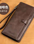 Men's Long Wallet Genuine Leather Wallet