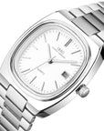 Women's Sports Business Watch - Square Dial Quartz Timepiece (Silver/Blue/Black) - 30m Waterproof Stainless Steel Strap Watch