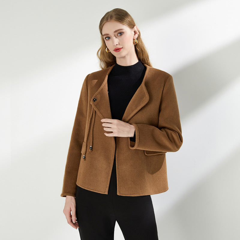 Women&#39;s Slim-fit Woolen jacket