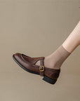 Women’s Genuine Leather Mary Jane Heels