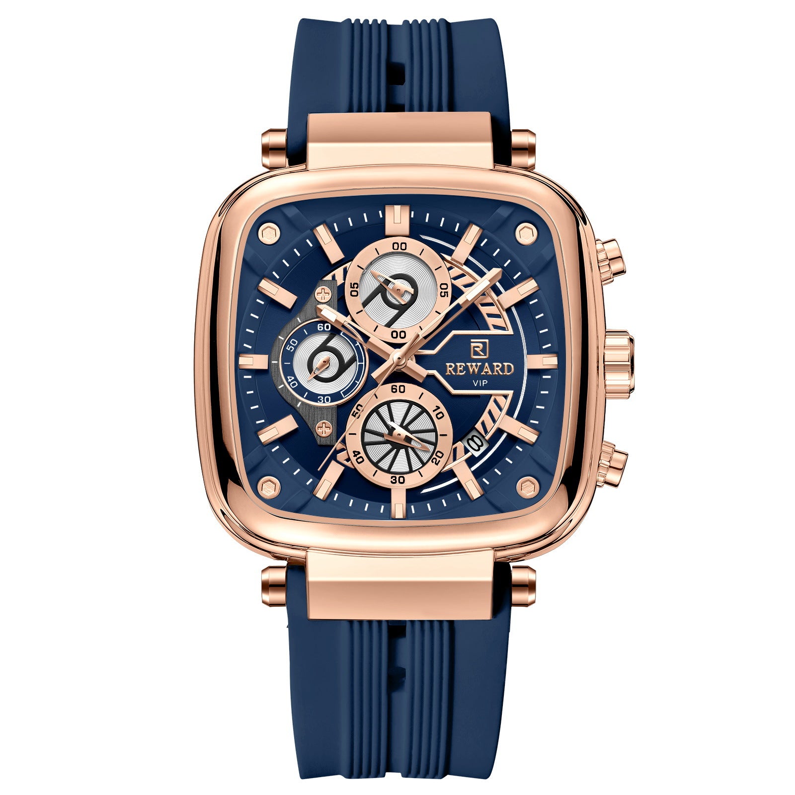 Reward Multi-function Sports Quartz Men&#39;s Watch Silicone Watch