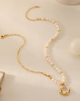 Moonstone Natural Freshwater Pearl Necklace WOMEN