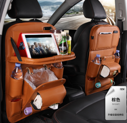 Pad-Bag Organizer Tray Car-Seat Car-Trash-Can Auto-Accessories Foldable Table Travel AliFinds