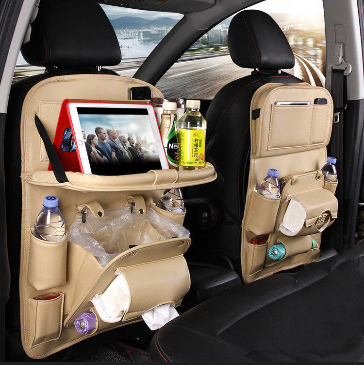 Pad-Bag Organizer Tray Car-Seat Car-Trash-Can Auto-Accessories Foldable Table Travel AliFinds