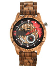 Personal Leisure Quartz Large Dial Men's Wooden Watch AliFinds