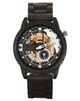 Personal Leisure Quartz Large Dial Men's Wooden Watch AliFinds