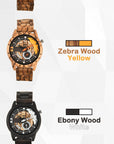 Personal Leisure Quartz Large Dial Men's Wooden Watch AliFinds