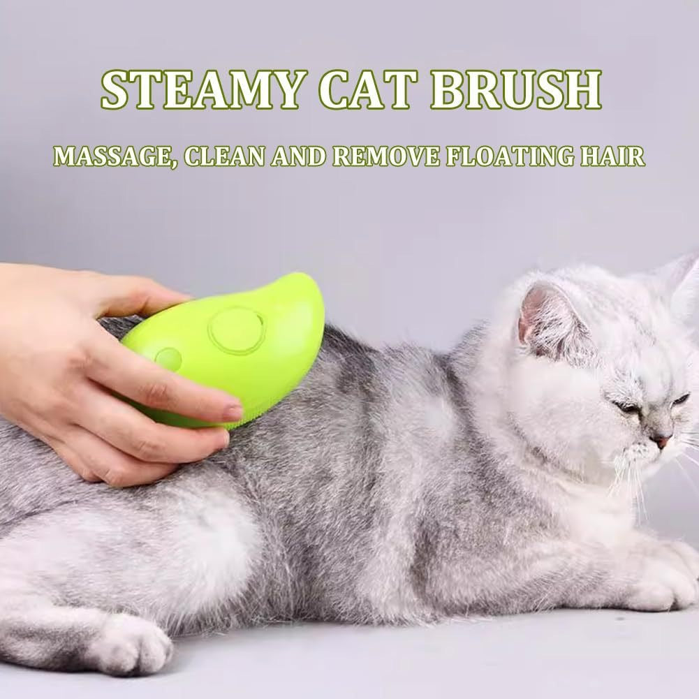 Pet Electric Spray Massage Comb Steam Brush AliFinds