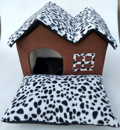 Pet Supplies Winter Pet kennel Double Roof Dog House AliFinds