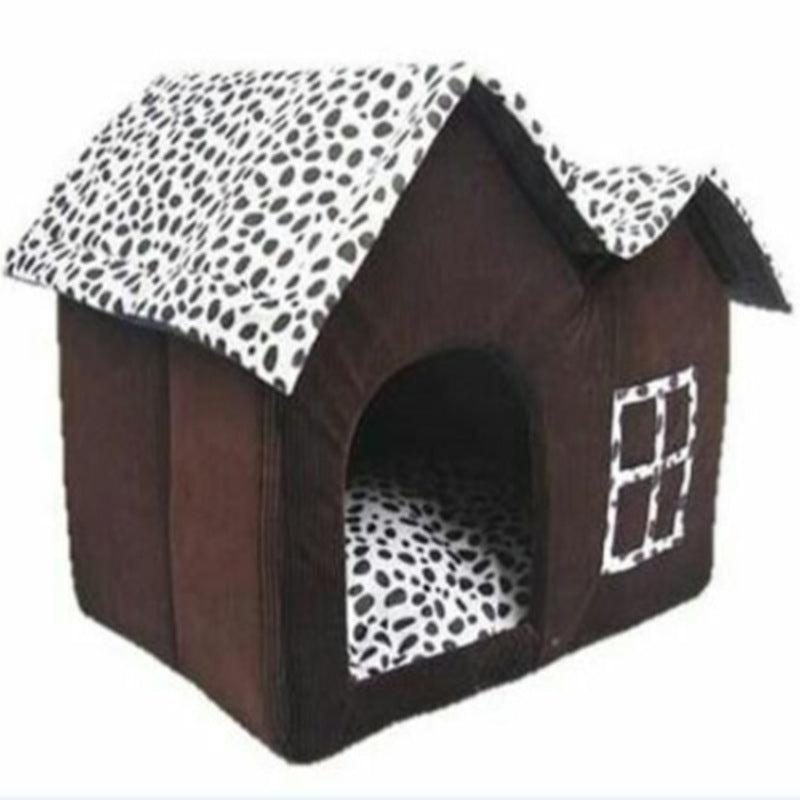 Pet Supplies Winter Pet kennel Double Roof Dog House AliFinds