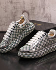 Platform Shoes Men's Fashion Rhinestone Tide Platform Shoes AliFinds