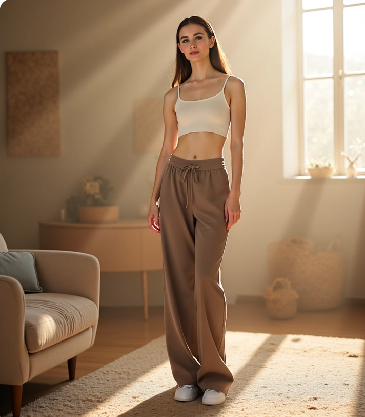 High Waist All-matching Loose trouser WOMEN