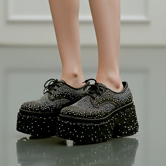 Women&#39;s Rhinestone Low-top Shoes