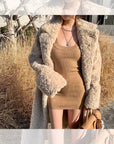 Versatile Coat Thickened Plush Long Coat AliFinds