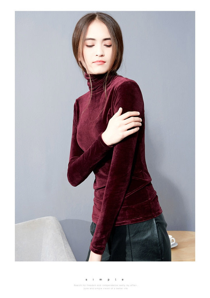 Women Shirts Long Sleeve Bottoming Shirts AliFinds