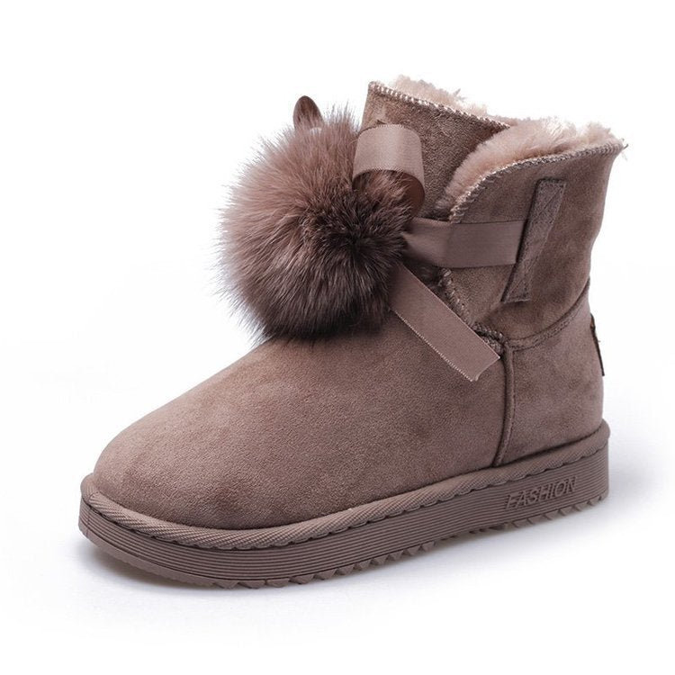 Women Snow  Flat Boots Cotton Shoes AliFinds