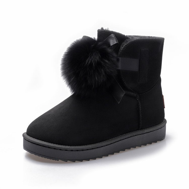 Women Snow  Flat Boots Cotton Shoes AliFinds