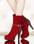 Women's Fashion Elegant Ankle Boots AliFinds