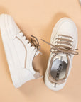 Women's New Muffin Platform White Shoes Leather Waterproof Stylish Sneaker Spring AliFinds