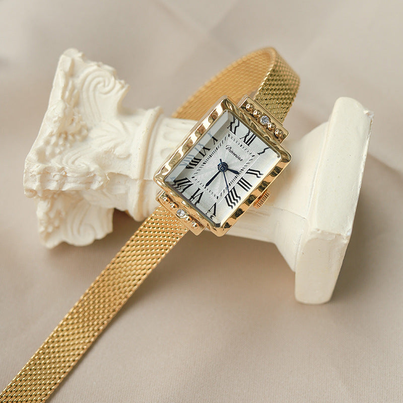 Women's Rectangular Mid-ancient Milan Watch AliFinds